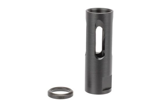 Yankee Hill Low Profile AR15 flash hider 1/2x28 is thin enough for gas blocks to slide over